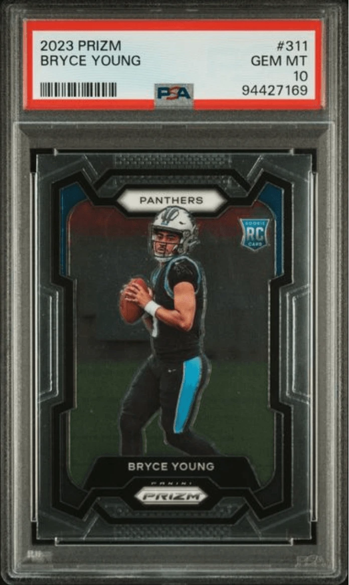 Graded 2023 Panini Prizm Bryce Young #311 Rookie Card PSA 10 Gem Mint
