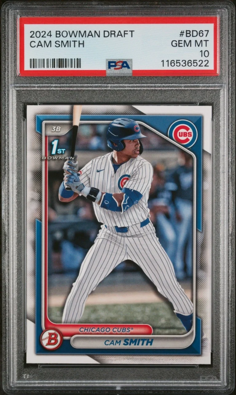 Graded 2024 Topps Bowman Draft Cam Smith #BD67 Rookie RC Card PSA 10