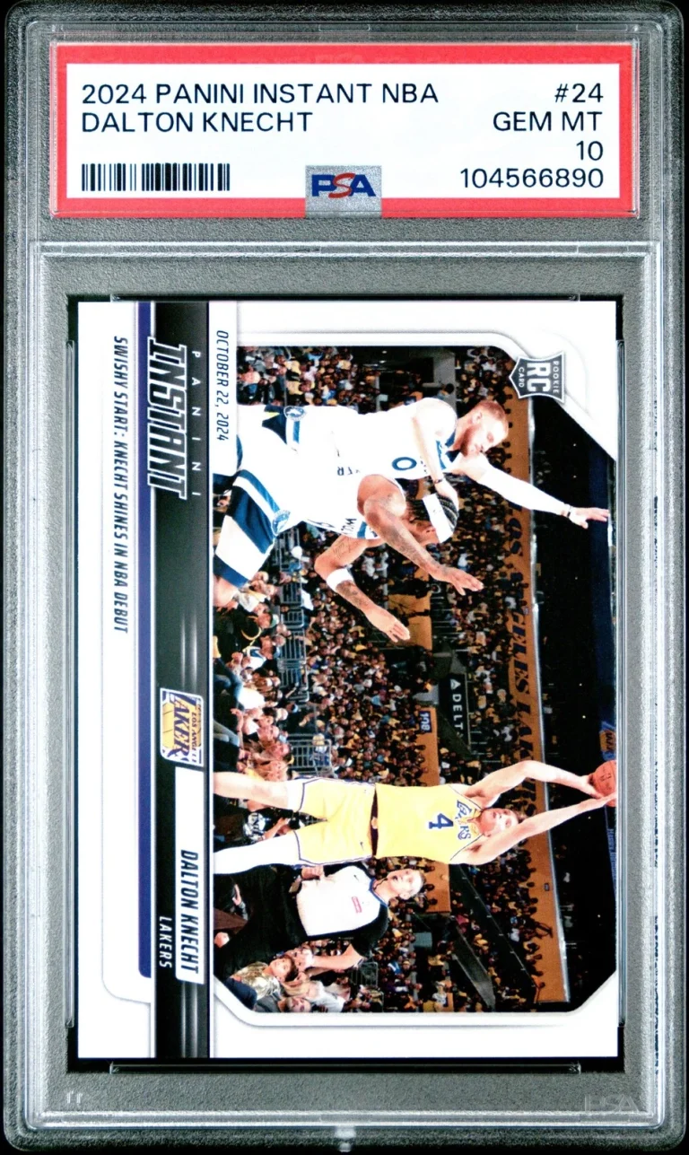 Graded 2024 Panini Instant NBA Dalton Knecht #24 Rookie Card PSA 10
