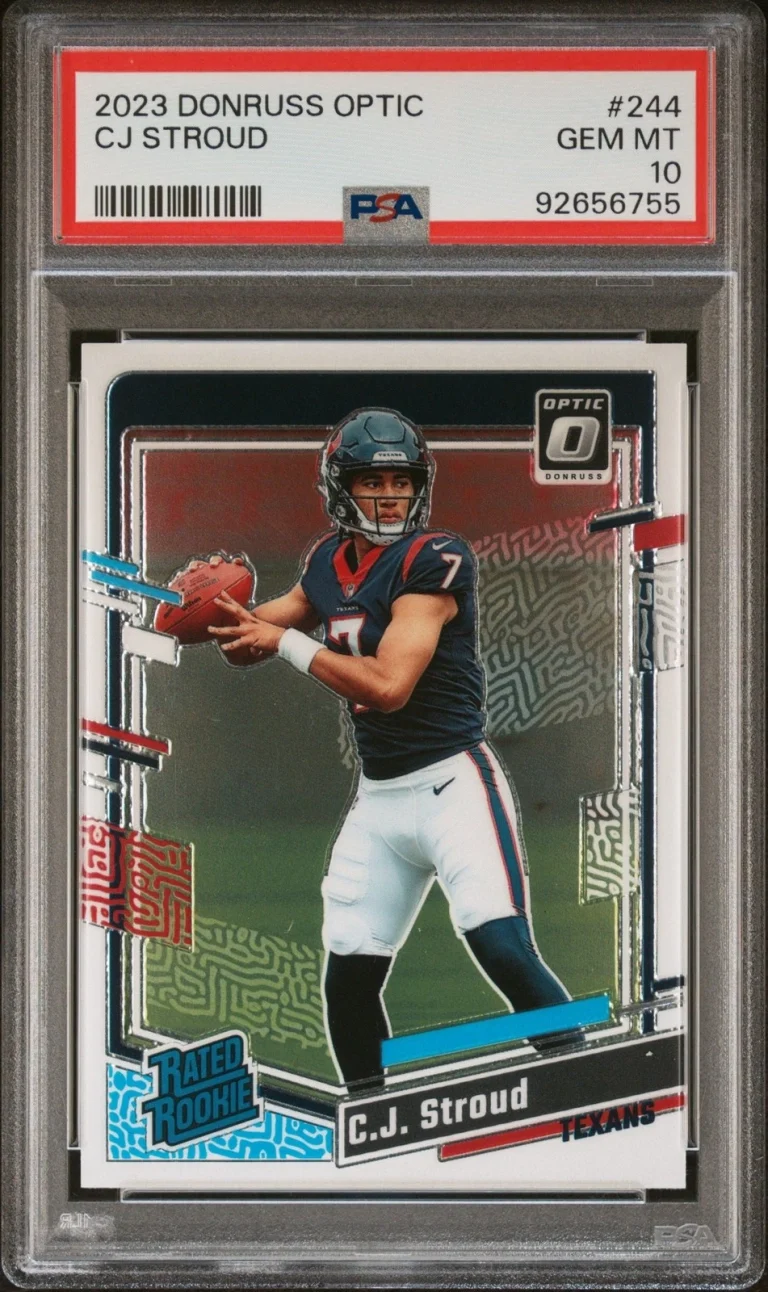 Graded 2023 Panini Donruss Optic CJ Stroud #244 Rookie Card PSA 10 Gem