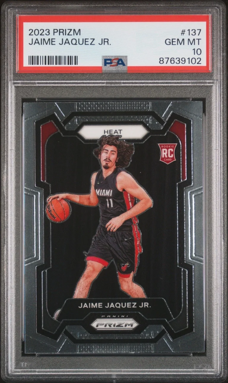 Graded 2023 Panini Prizm Jaime Jaquez Jr #137 Rookie Card PSA 10 Gem