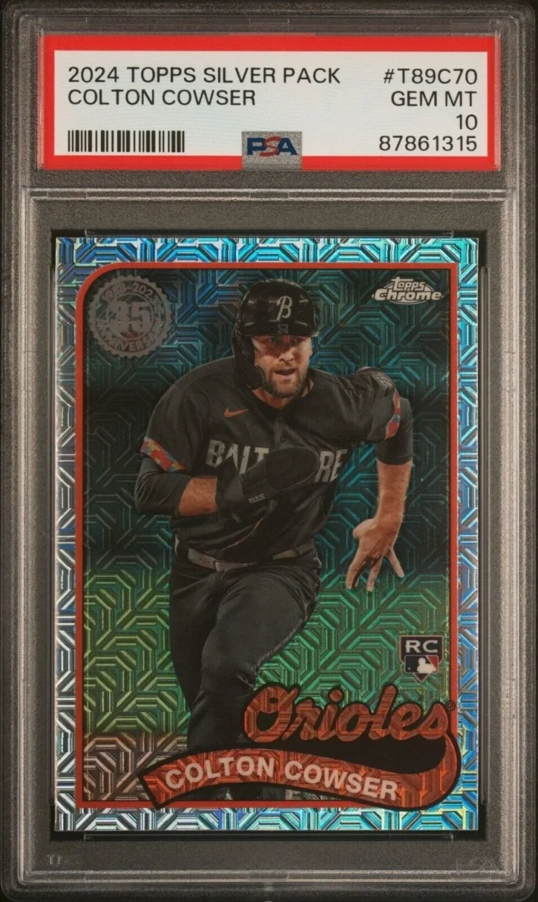 Graded 2024 Topps Silver Pack Colton Cowser #T89C70 Rookie Card PSA 10