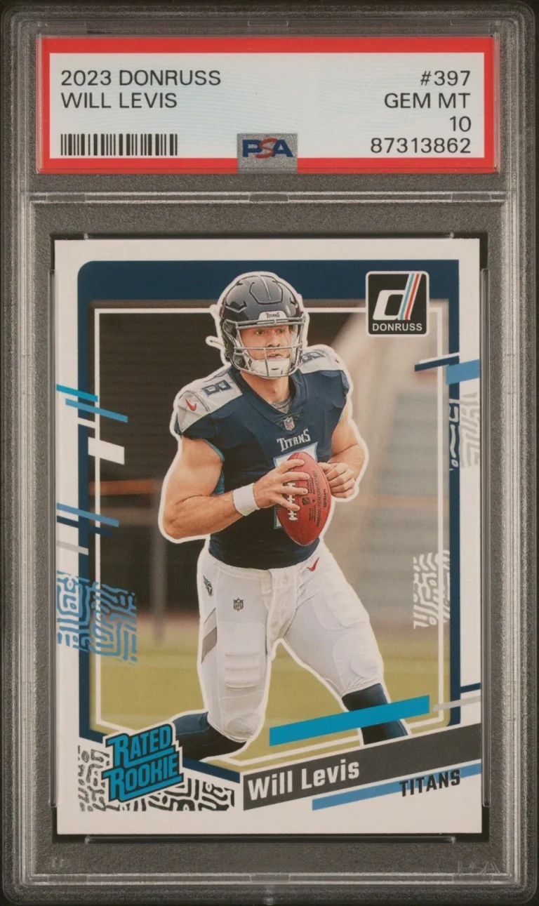 Graded 2023 Panini Donruss Will Levis #397 Rookie RC Card PSA 10 Gem