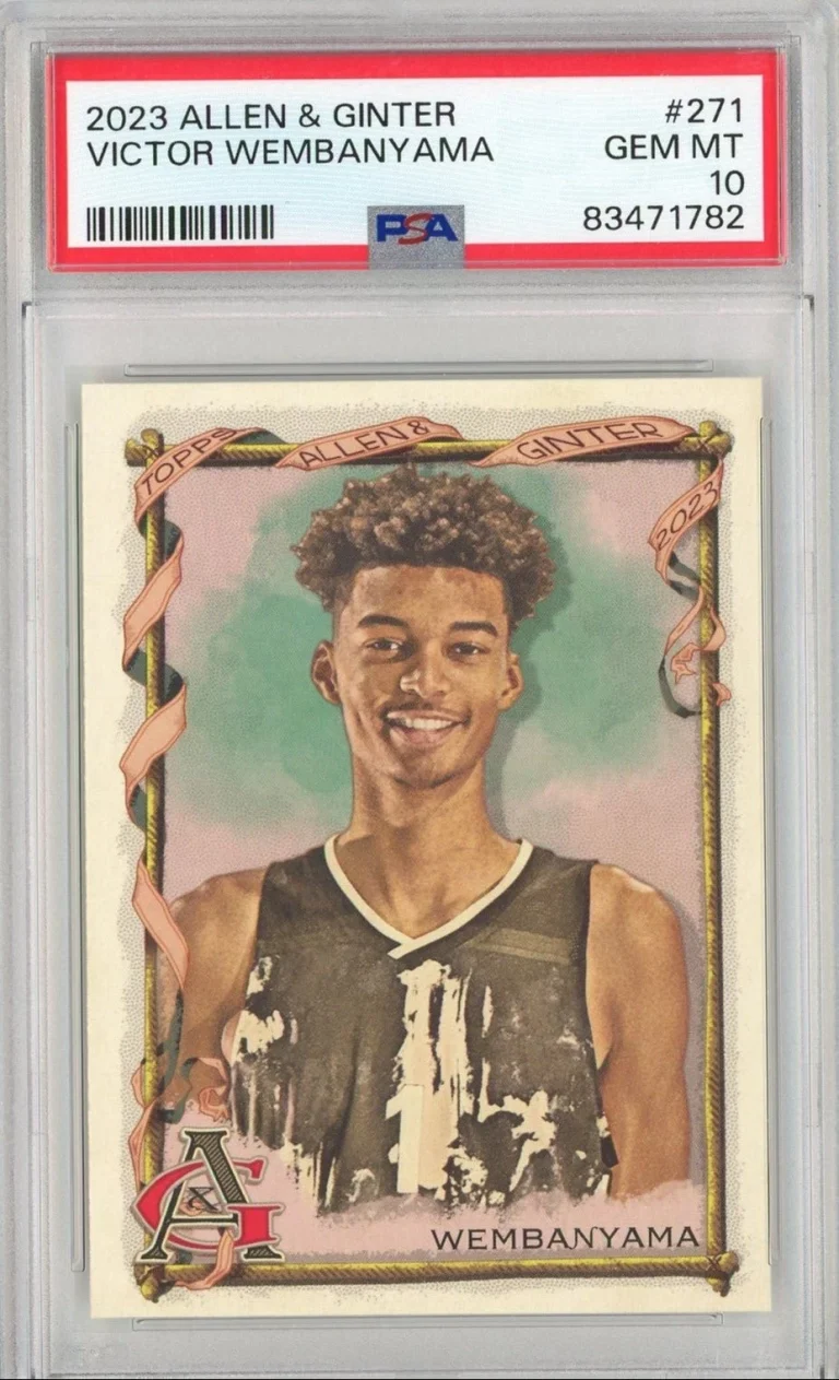 Graded 2023 Topps Allen&Ginter Victor Wembanyama #271 RC Card PSA 10