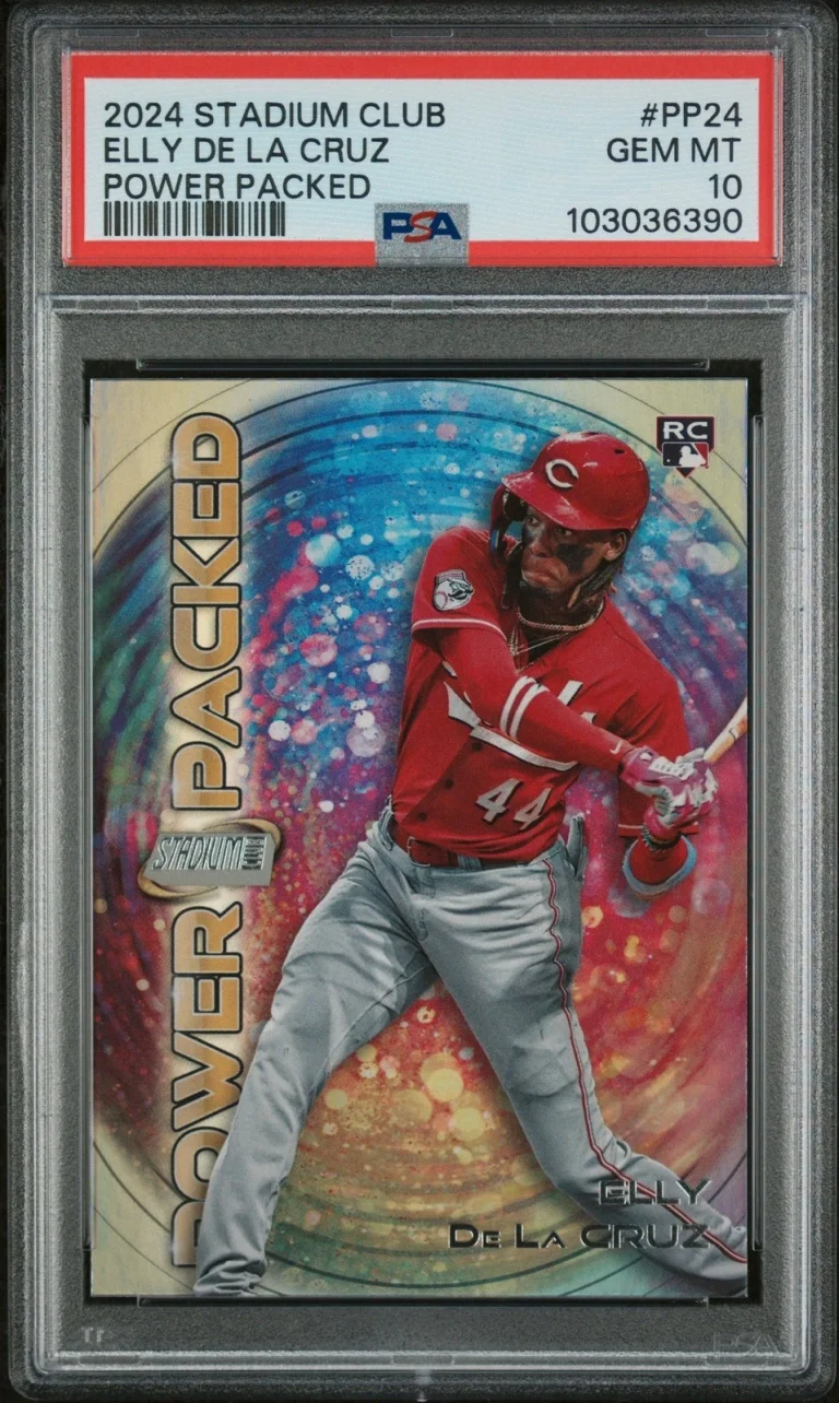 Graded 2024 Stadium Club Elly De La Cruz #PP24 Power Packed Card PSA 10