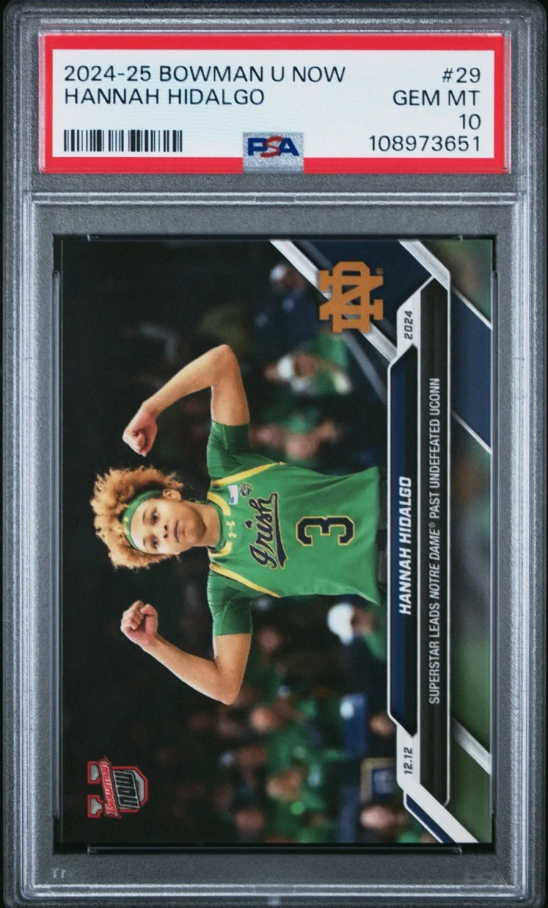 Graded 2024 Topps Bowman U Now Hannah Hidalgo #29 Rookie Card PSA 10
