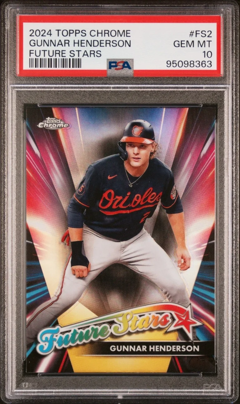 Graded 2024 Topps Chrome Gunnar Henderson #FS2 Future Stars Card PSA 10