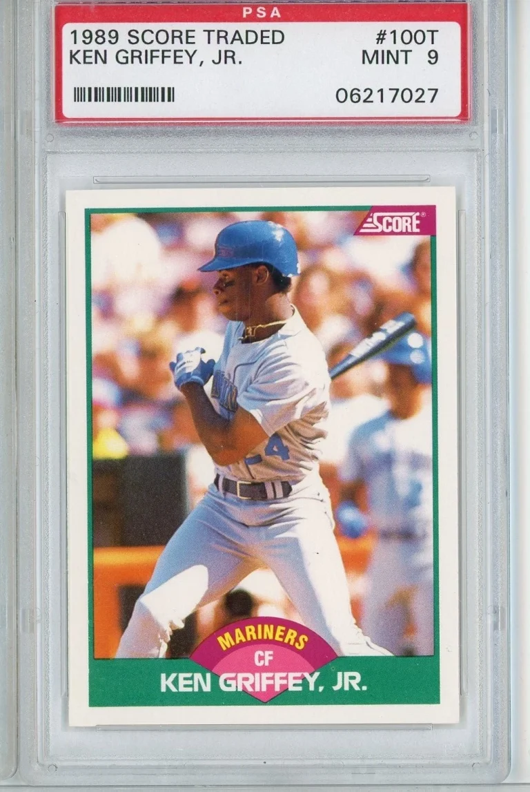 Graded 1989 Score Traded Ken Griffey Jr. #100TTTT Rookie Card PSA 9