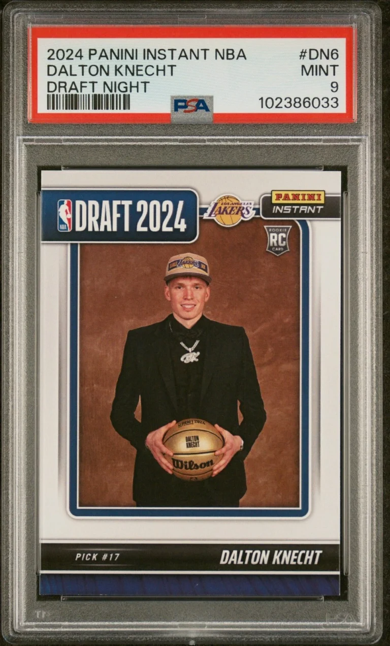 Graded 2024 Panini Instant Dalton Knecht #DN6 Draft Night Card PSA 9