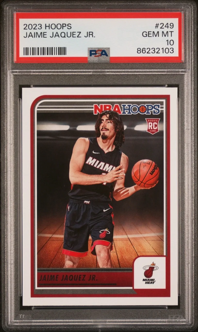 Graded 2023 Panini Hoops Jaime Jaquez Jr #249 Rookie Card PSA 10 Gem