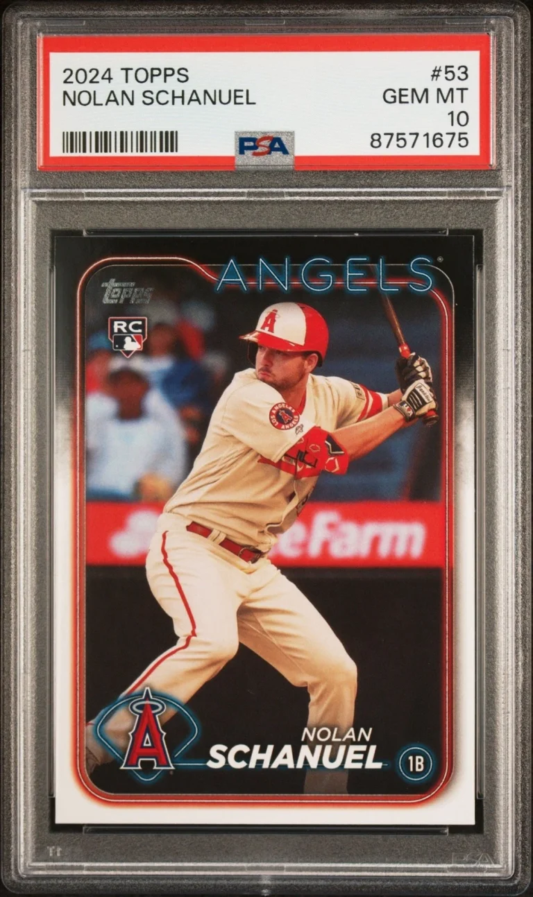 Graded 2024 Topps Nolan Schanuel #53 Rookie RC Card PSA 10 Gem Mint