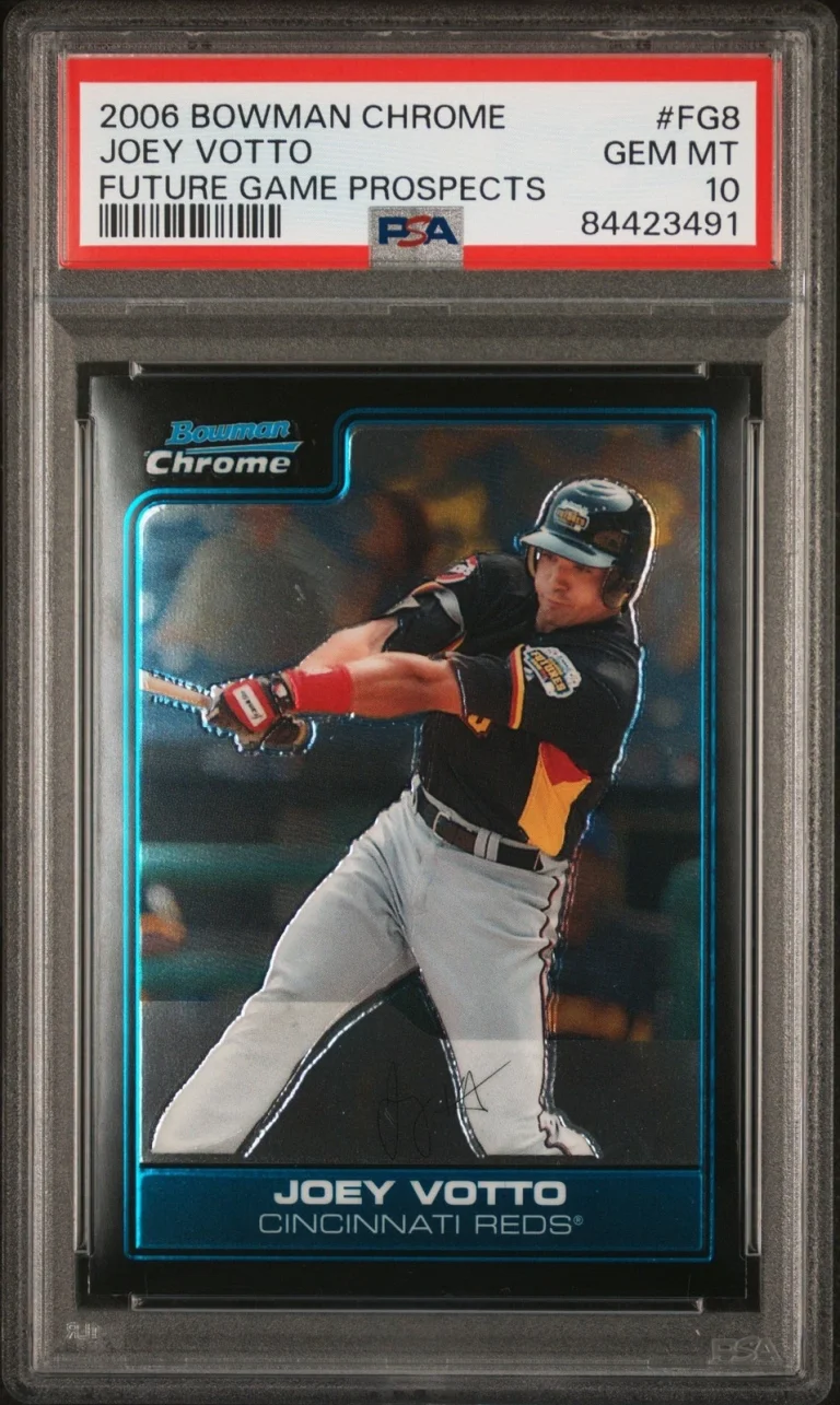Graded 2006 BWM Chrome Joey Votto #FG8 Future Game Pros RC Card PSA 10