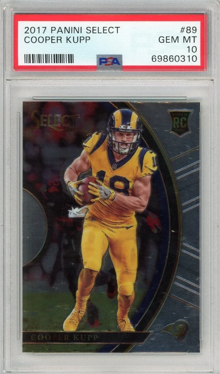 Graded 2017 Panini Select Cooper Kupp #89 Rookie RC Card PSA 10 Gem
