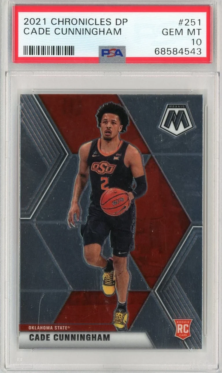 Graded 2021 Panini Chronicles DP Cade Cunningham #251 RC Card PSA 10