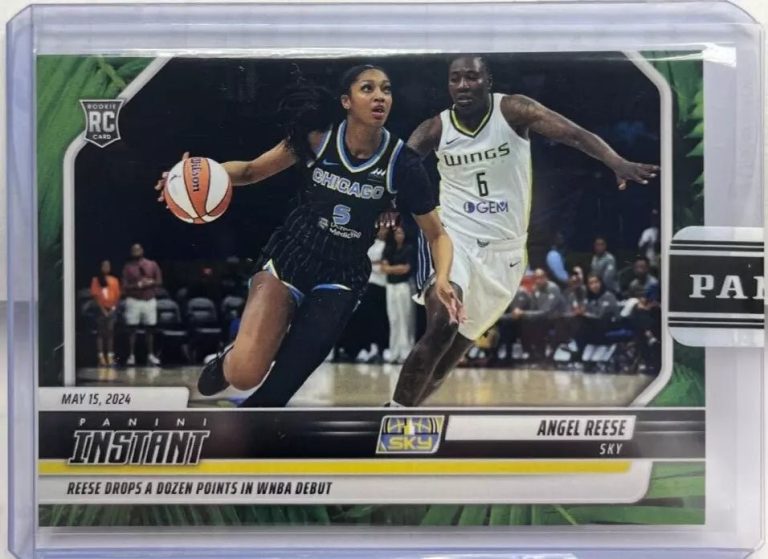 2024 Panini Instant WNBA Angel Reese #14 Jungle /25 Rookie RC Card