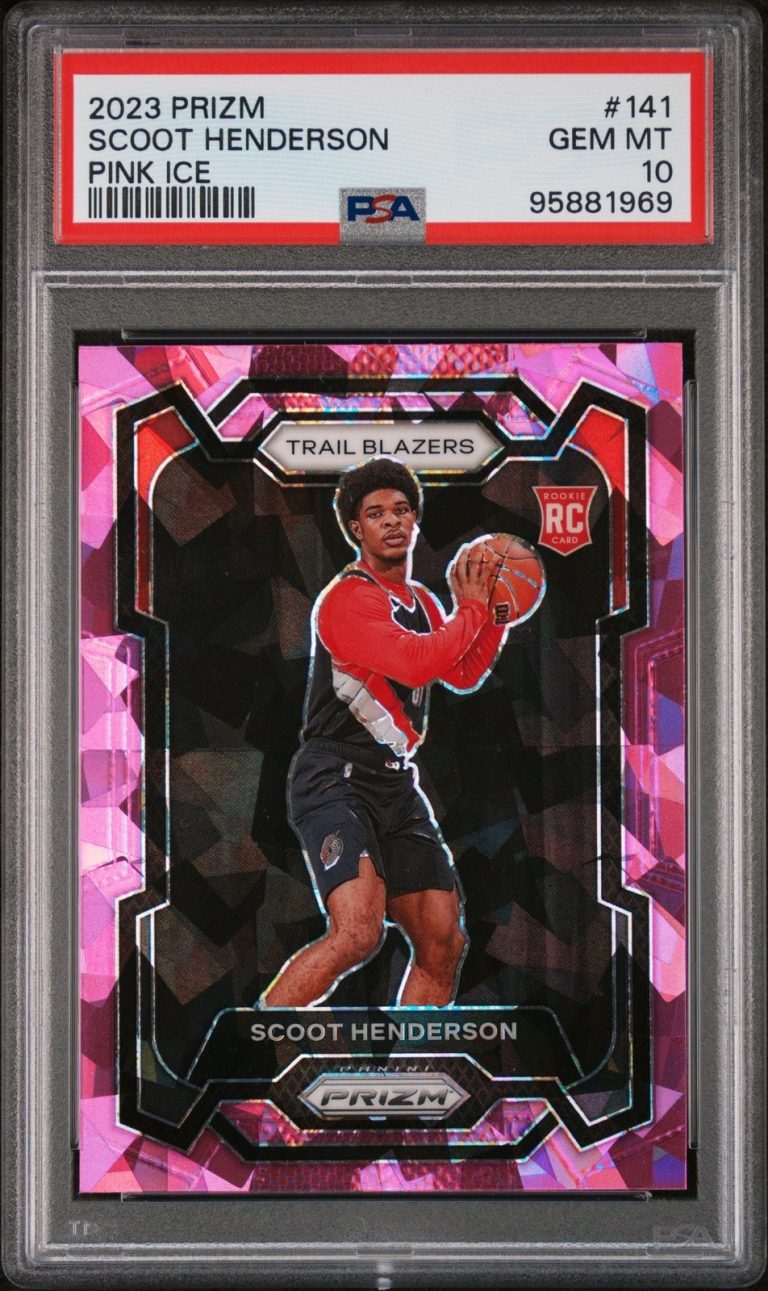Graded 2023 Panini Prizm Scoot Henderson #141 Rookie Card PSA 10
