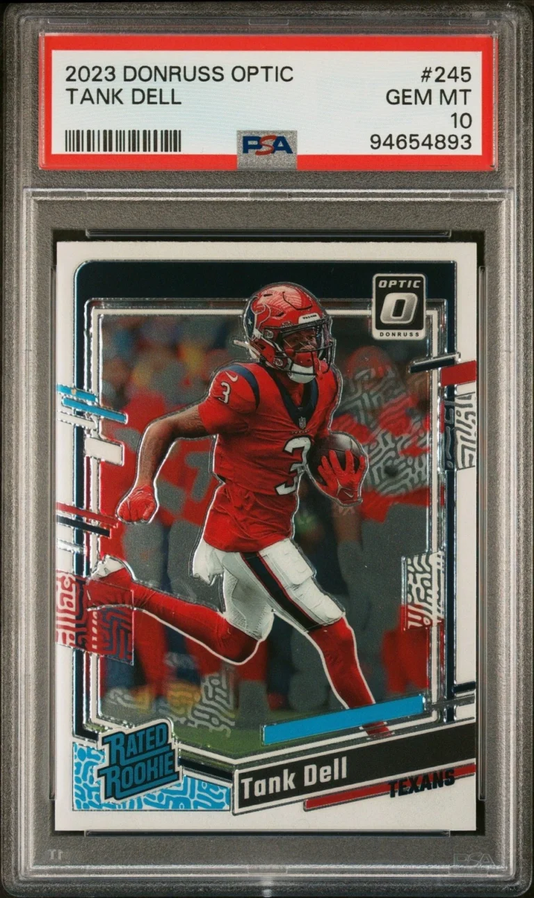 Graded 2023 Panini Donruss Optic Tank Dell #245 Rookie RC Card PSA 10