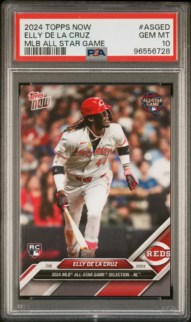 Graded 2024 Topps Now Elly De La Cruz #ASGED MLB ASG Rookie Card PSA 10