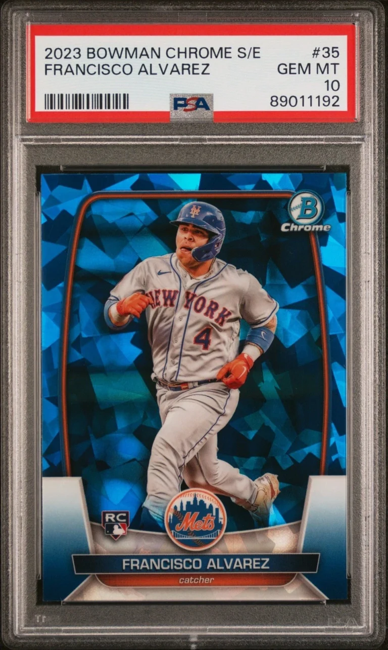 Graded 2023 Topps Bowman Chrome S/E Francisco Alvarez #35 Card PSA 10