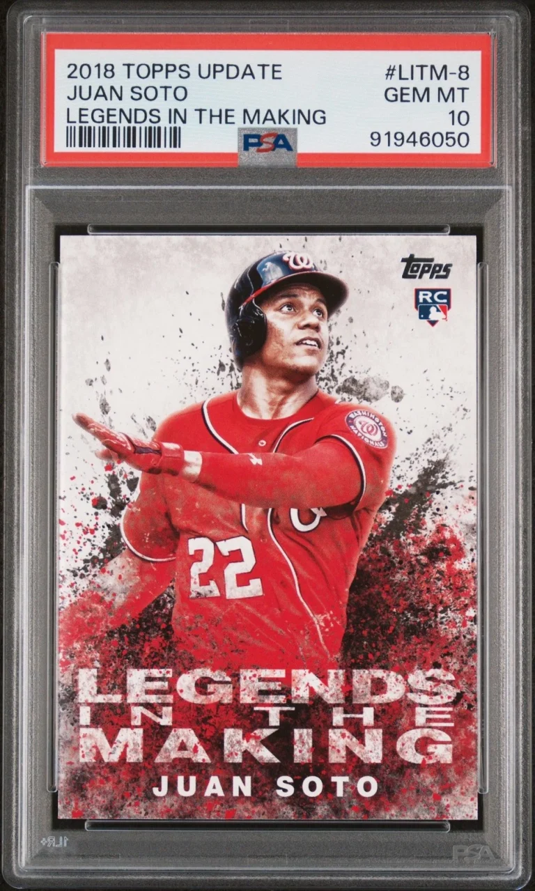 Graded 2018 Topps Update Juan Soto #LITM8 Rookie Card PSA 10 Gem Mint