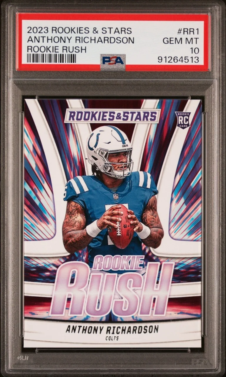 Graded 2023 Rookies & Stars Anthony Richardson #RR1 Rush RC Card PSA 10