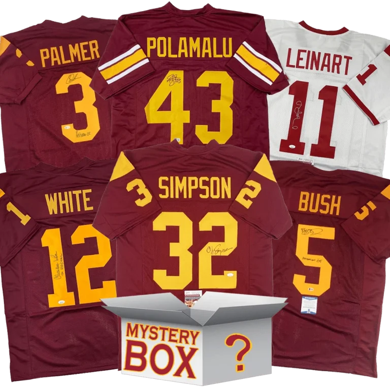Autographed/Signed USC College Jersey Mystery Box PSA JSA Beckett COA