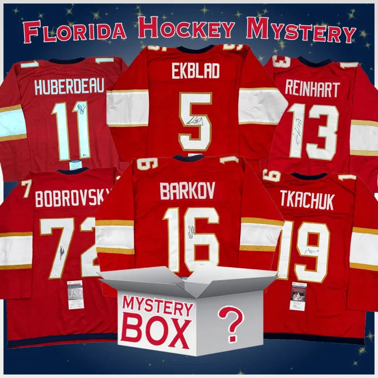 Autographed/Signed Florida Jersey Mystery Box with PSA JSA or Beckett COA
