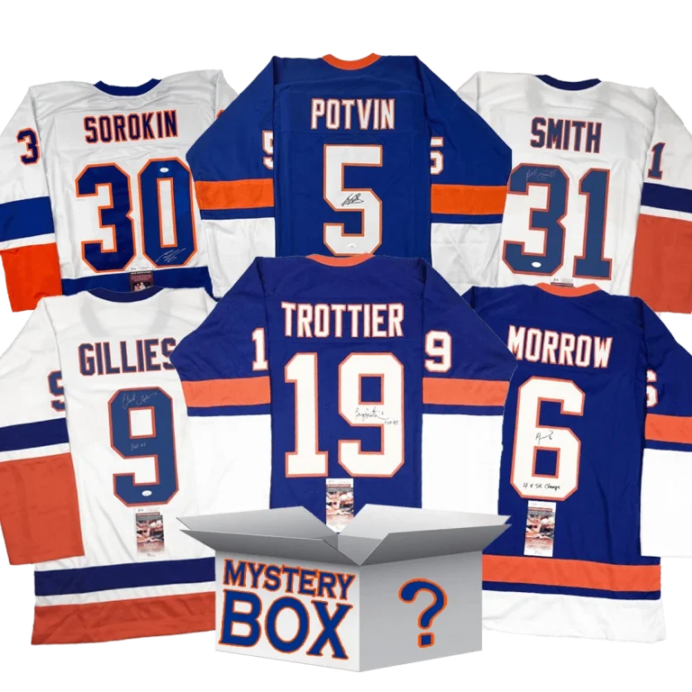 Autographed/Signed New York Jersey Mystery Box PSA JSA or Beckett COA