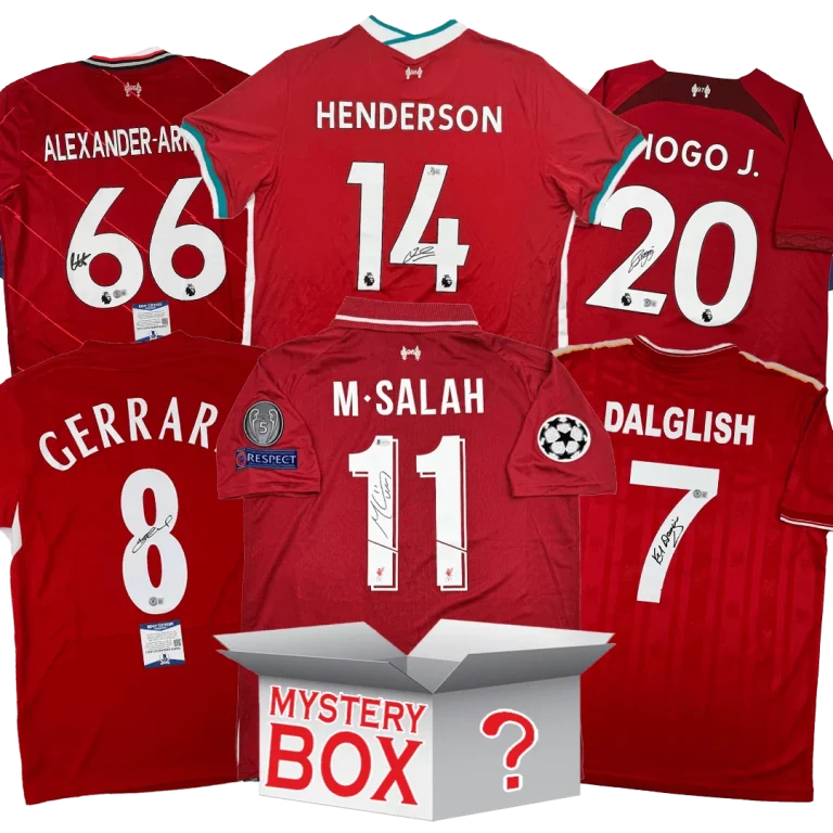 Liverpool F.C. Autographed/Signed Jersey Mystery Box PSA JSA Beckett COA
