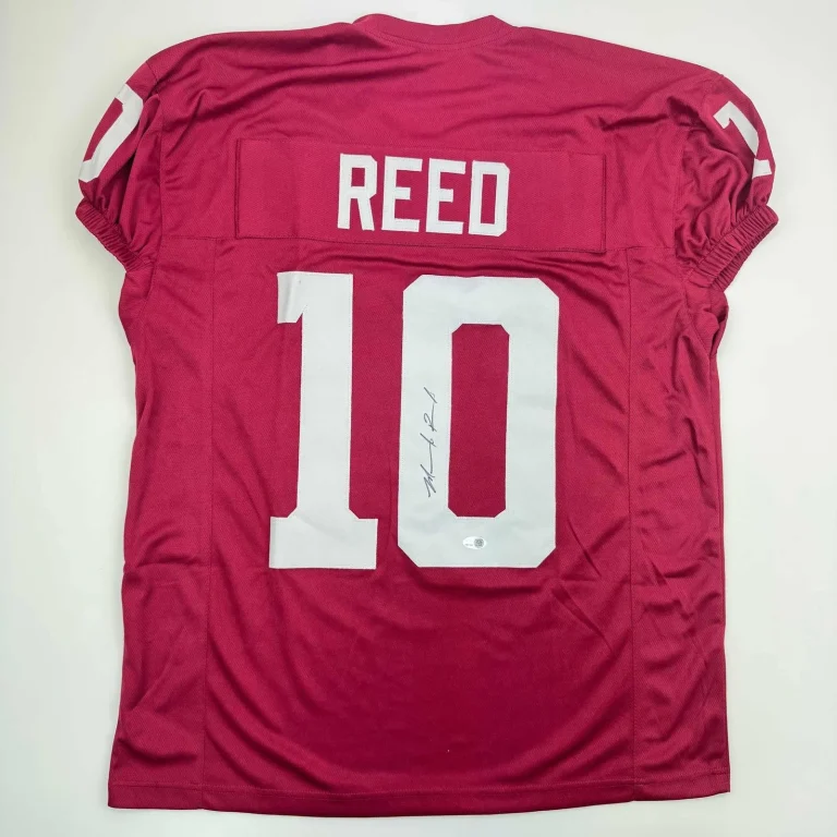 Autographed/Signed Marcel Reed Texas A&M Maroon College Jersey JSA COA
