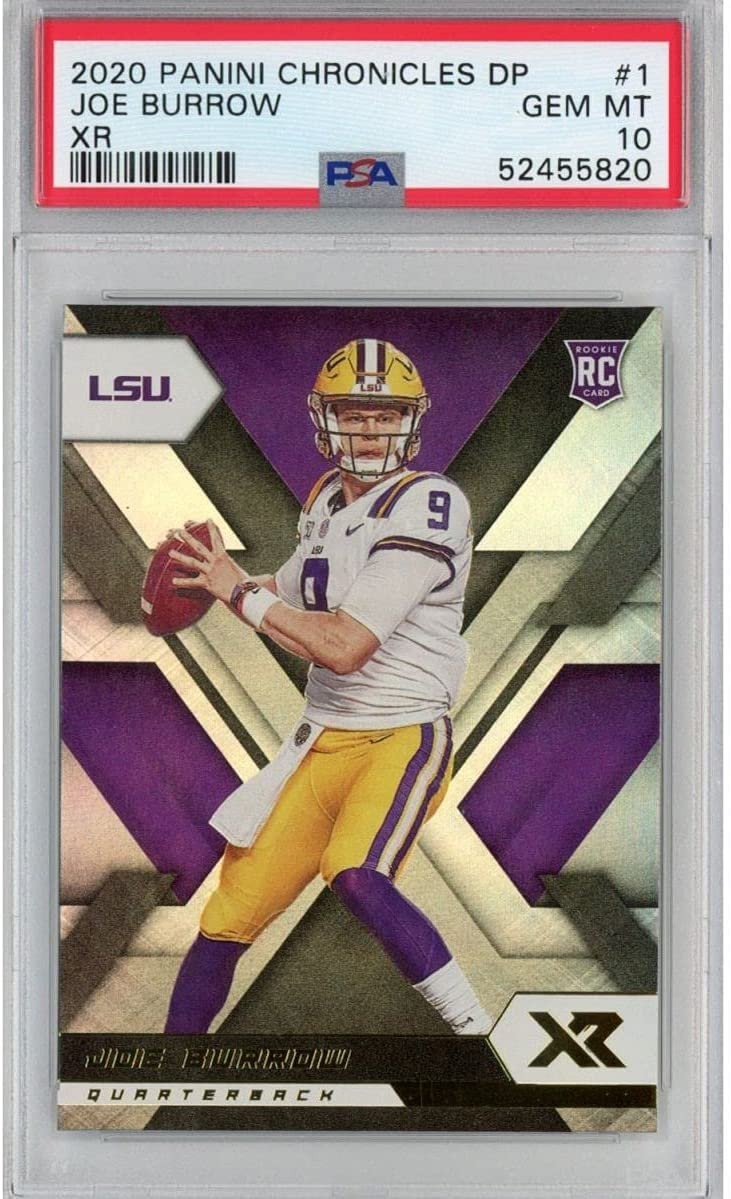 Graded 2020 Panini Chronicles Draft Picks Joe Burrow #1 XR Rookie RC Ca