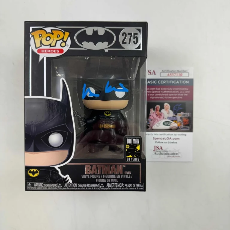Autographed/Signed Val Kilmer Batman Heros Funko Pop #275 Figurine JSA COA