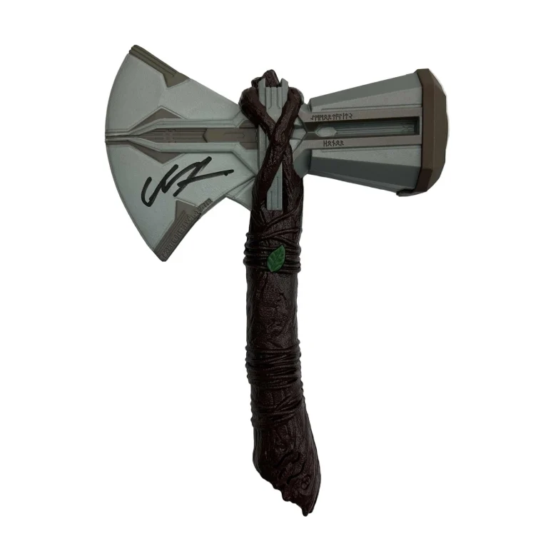 Autographed/Signed Chris Hemsworth Thor Stormbreaker 14