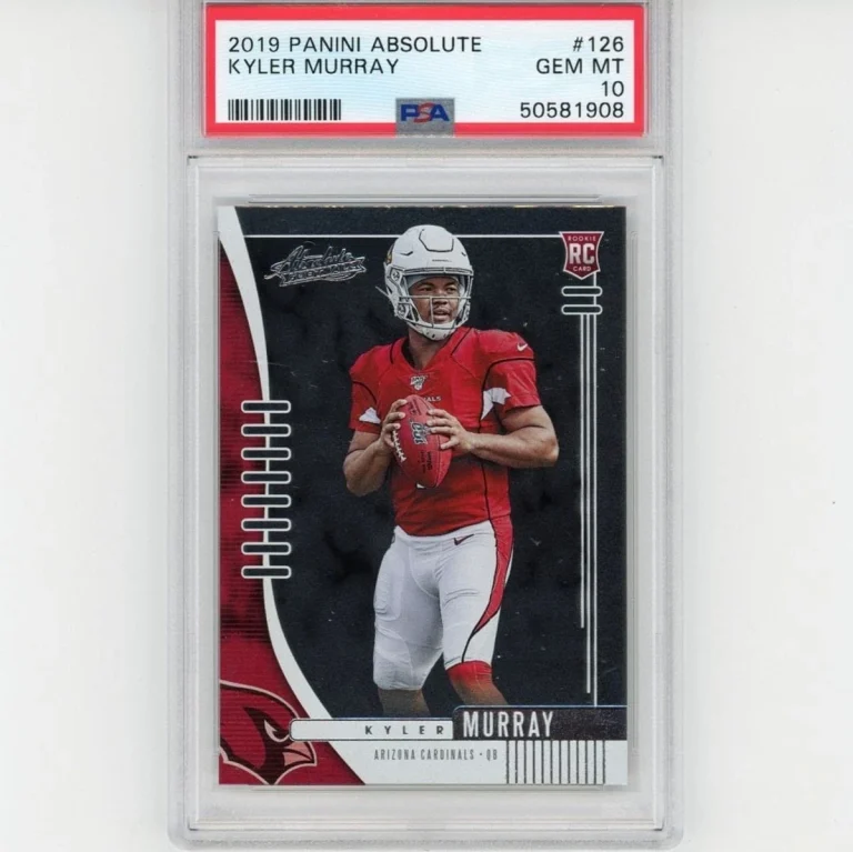 Graded 2019 Panini Absolute KYLER MURRAY #126 Rookie Card PSA 10 Mint