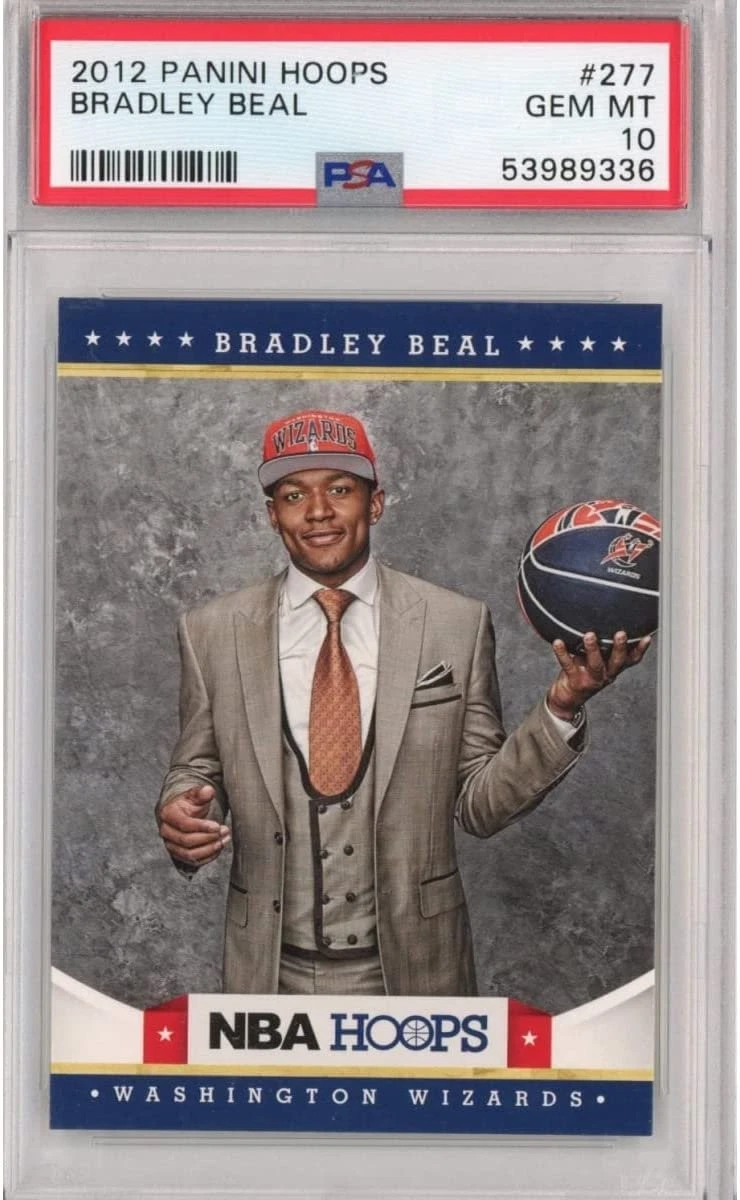 Graded 2012-13 Panini Hoops BRADLEY BEAL #277 Rookie RC Card PSA 10