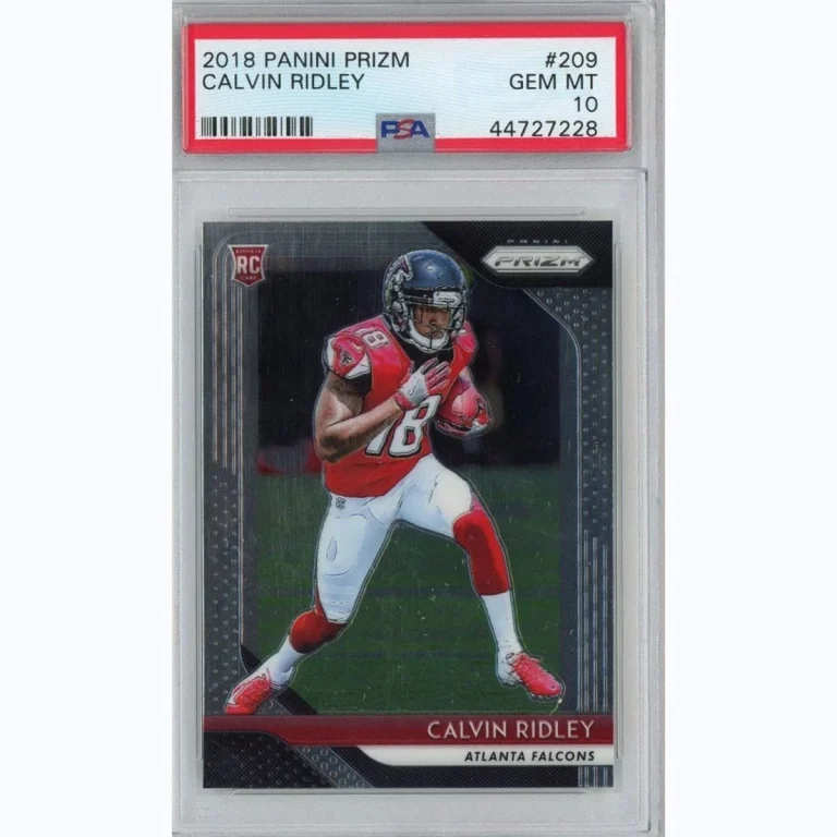 Graded 2018 Panini Prizm CALVIN RIDLEY #209 Rookie Card PSA 10 Gem Mint