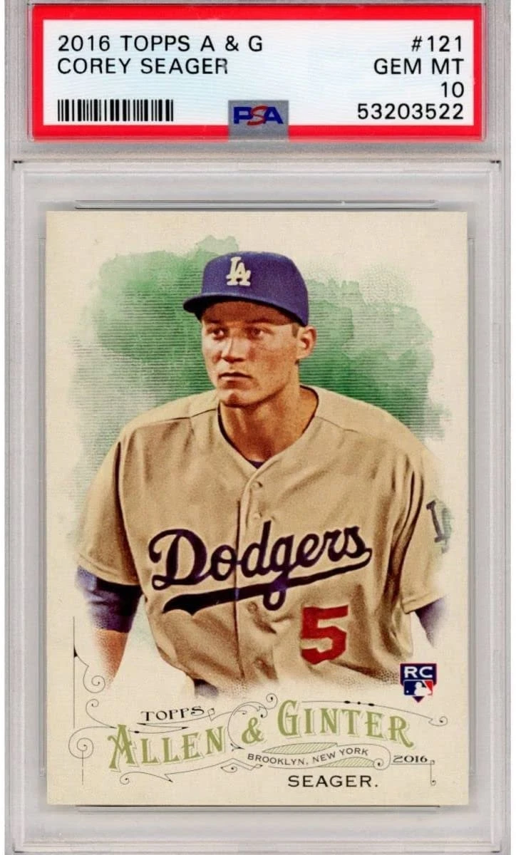 Graded 2016 Topps Allen & Ginter COREY SEAGER #121 Rookie Card PSA 10