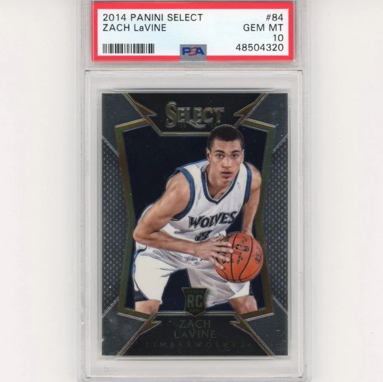 Graded 2014-15 Panini Select ZACH LAVINE #84 Rookie RC Card PSA 10