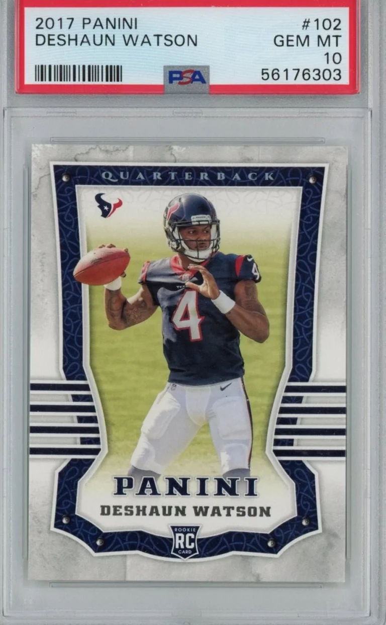 Graded 2017 Panini Deshaun Watson #102 Rookie RC Card PSA 10 Gem Mint