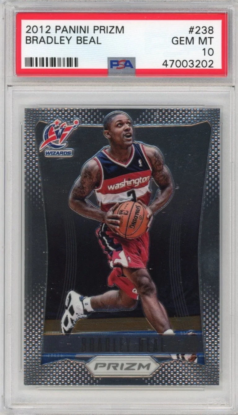 Graded 2012-13 Panini Prizm Bradley Beal #238 Rookie Card PSA 10