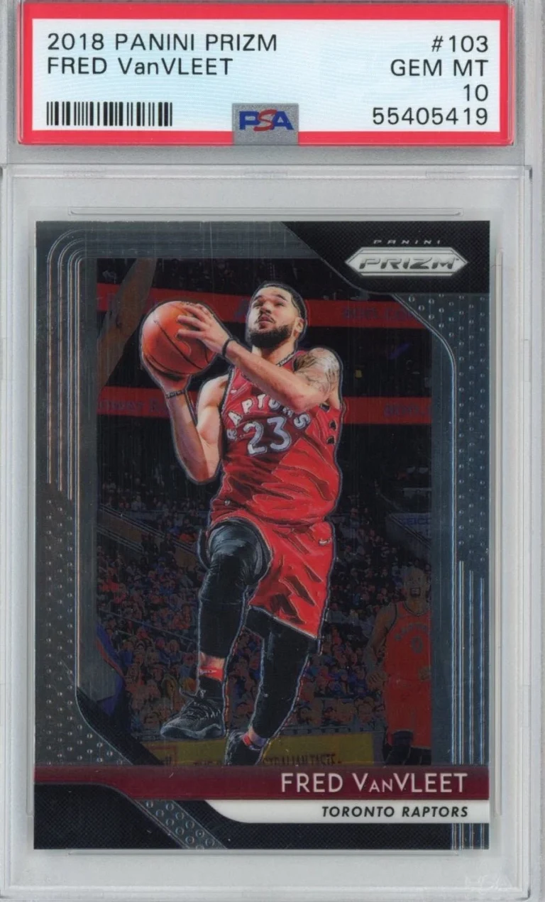 Graded 2018-19 Panini Prizm Fred VanVleet #103 Rookie RC Card PSA 10