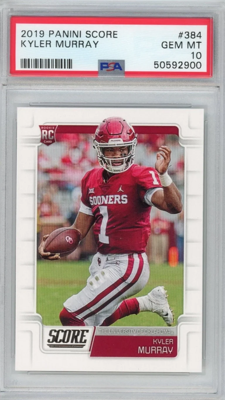 Graded 2019 Panini Score Kyler Murray #384 Rookie RC Card PSA 10 Gem