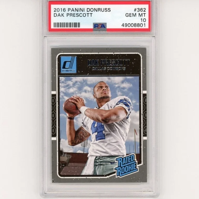 Graded 2016 Panini Donruss DAK PRESCOTT #362 Rookie RC Card PSA 10 Mint