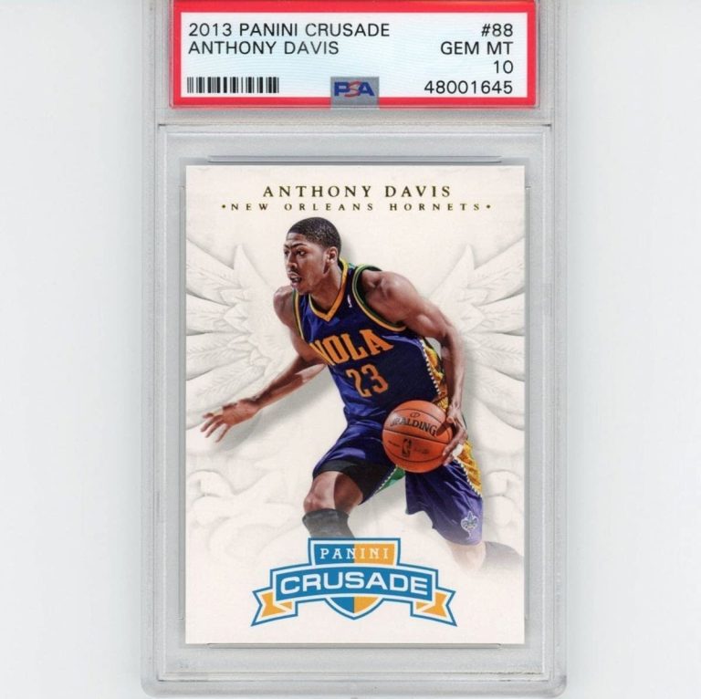 Graded 2012-13 Panini Crusade ANTHONY DAVIS #88 Rookie RC Card PSA 10
