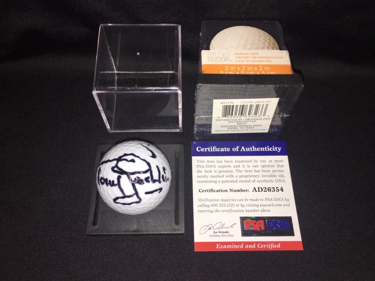 Tony Jacklin Signed Official Hall Of Fame Golf Ball Champ PSA/DNA