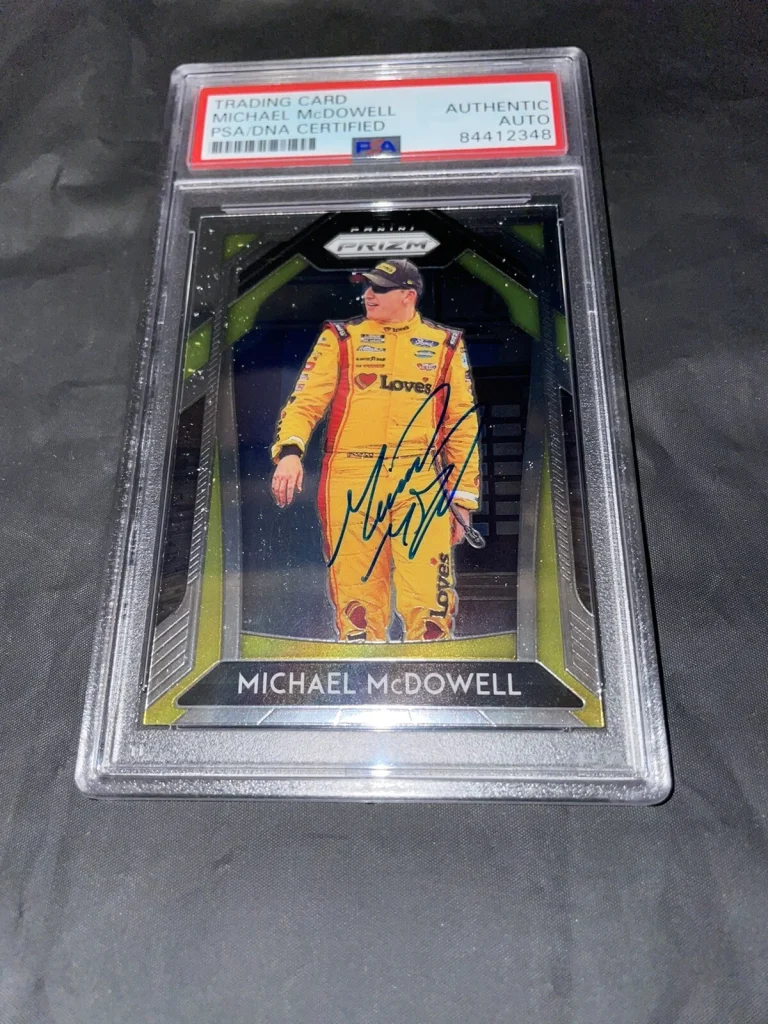 Michael McDowell Signed Panini Prizm Trading Card PSA/DNA