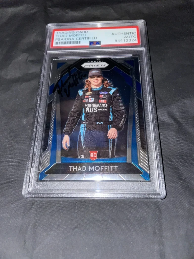 Thad Moffitt Signed Panini Prizm Trading Card PSA/DNA