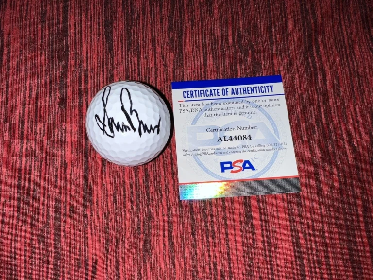 Sam Burns Signed Titleist Masters Golf Ball PGA Pro PSA/DNA