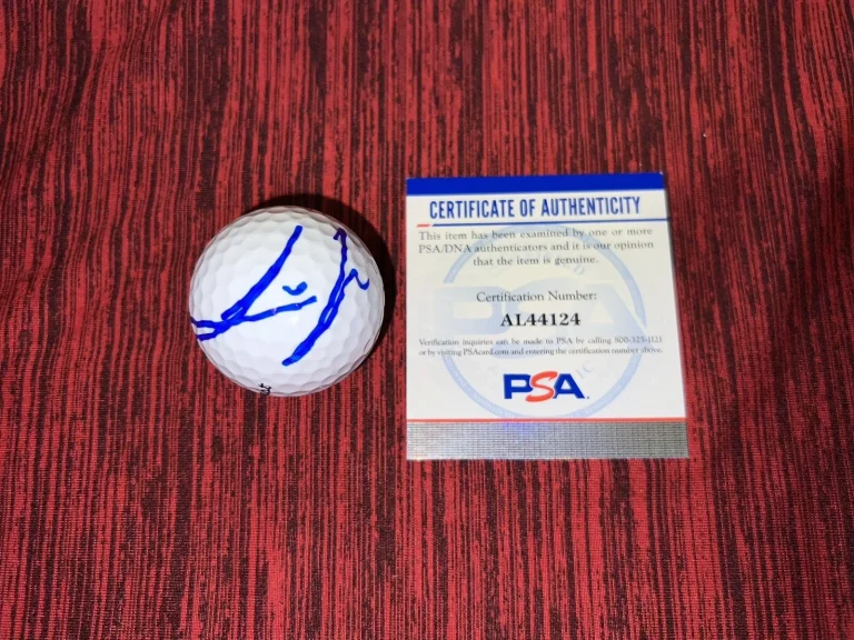 Joaquin Niemann Signed Official Titleist  Velocity Golf Ball PGA Pro PSA/DNA #3