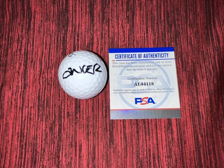 Abraham Ancer Signed Official Titleist Velocity Golf Ball PGA PSA/DNA